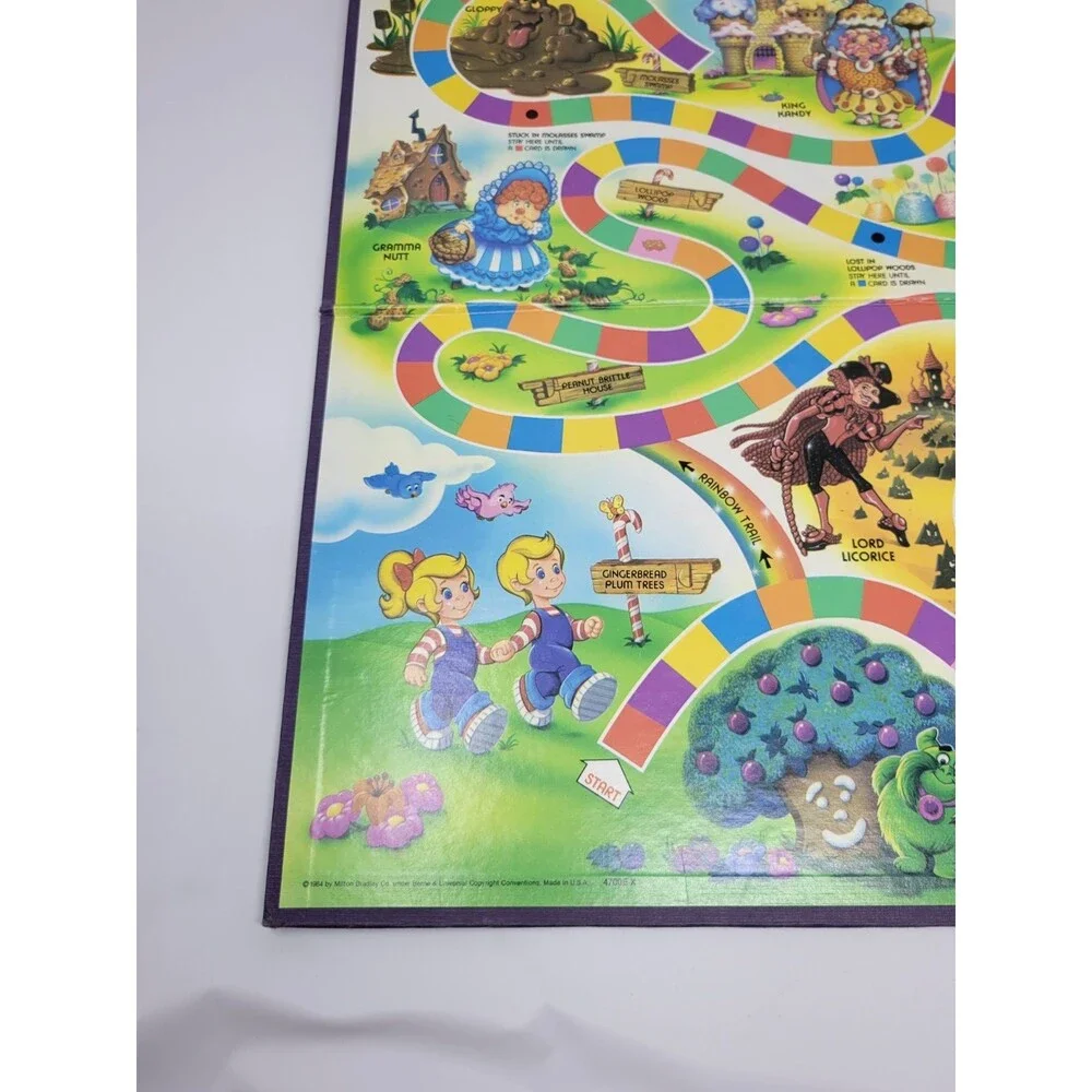 Vintage 1984 Candy Land Replacement Piece-Board Only Milton Bradley